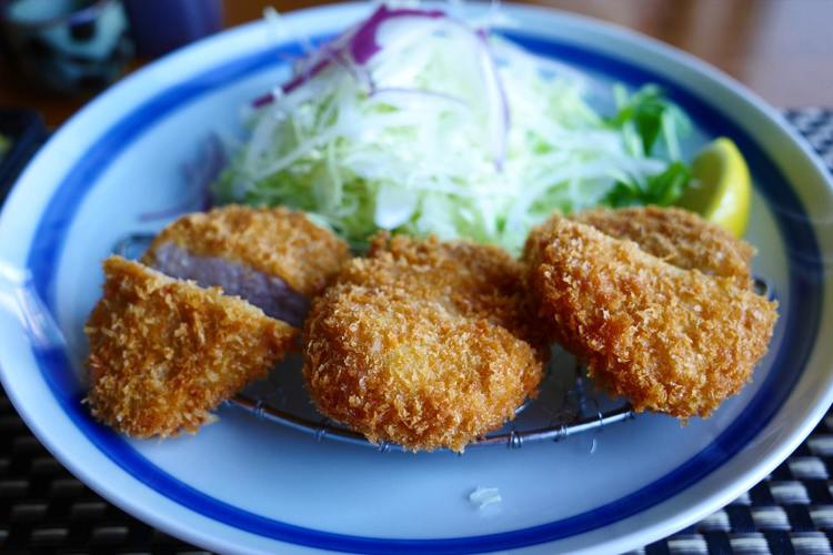 Air Fryer Pork Cutlets with Shredded Cabbage Recipe