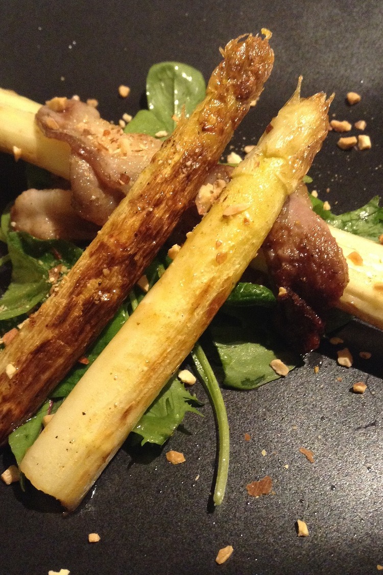 AirFryer Recipe - Air Fryer White Asparagus with Bacon