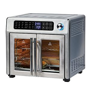 Air Fry with Ease with the Largest Convection Toaster Oven With Dual French Doors
